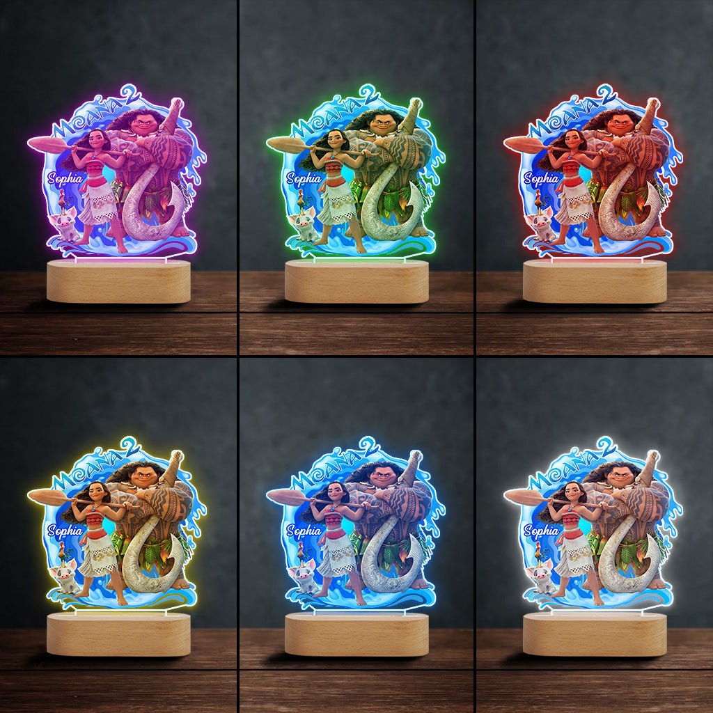 Personalized Mouse Shaped Acrylic Plaque with Light Base Gift