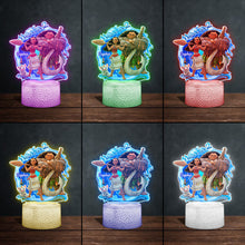 Load image into Gallery viewer, Personalized Mouse Shaped Acrylic Plaque with Light Base Gift
