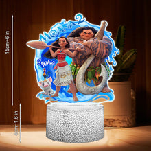 Load image into Gallery viewer, Personalized Mouse Shaped Acrylic Plaque with Light Base Gift
