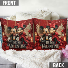 Load image into Gallery viewer, Personalized Valentine's Mouse Throw Pillow with Names
