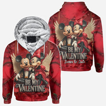 Load image into Gallery viewer, Personalized Valentine Mickey &amp; Minnie All Over Shirt for Couples
