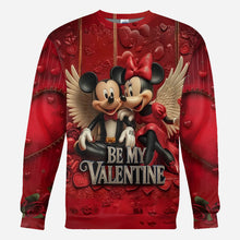 Load image into Gallery viewer, Personalized Valentine Mickey &amp; Minnie All Over Shirt for Couples
