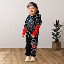 Load image into Gallery viewer, Personalized Spider Web Kids Hoodie &amp; Jogger Pants Set

