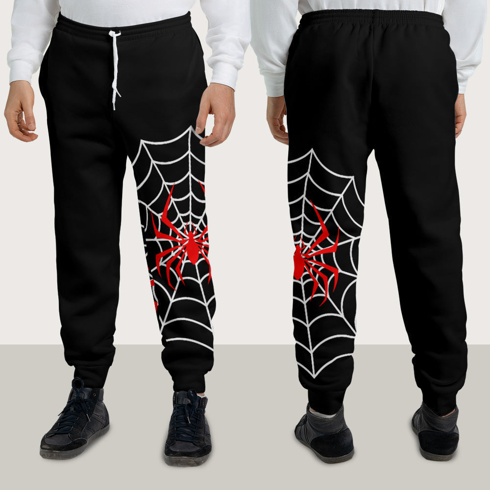 Personalized Spider Web Kids Hoodie & Jogger Pants Set