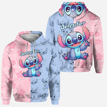 Load image into Gallery viewer, Personalized Ohana Hoodie and Leggings Set for Kids - Custom Name Gift
