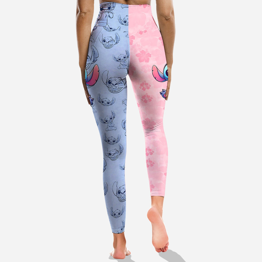Personalized Ohana Hoodie and Leggings Set for Kids - Custom Name Gift