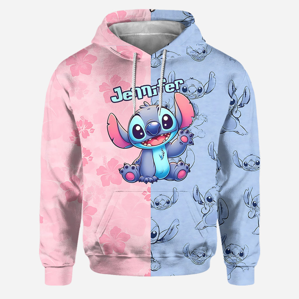 Personalized Ohana Hoodie and Leggings Set for Kids - Custom Name Gift