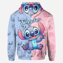 Load image into Gallery viewer, Personalized Ohana Hoodie and Leggings Set for Kids - Custom Name Gift
