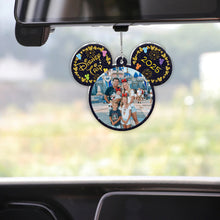 Load image into Gallery viewer, Personalized Disney Photo Car Ornament Custom Name Gift
