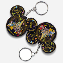 Load image into Gallery viewer, Personalized Photo Keychain Disney Trip Gift for Family
