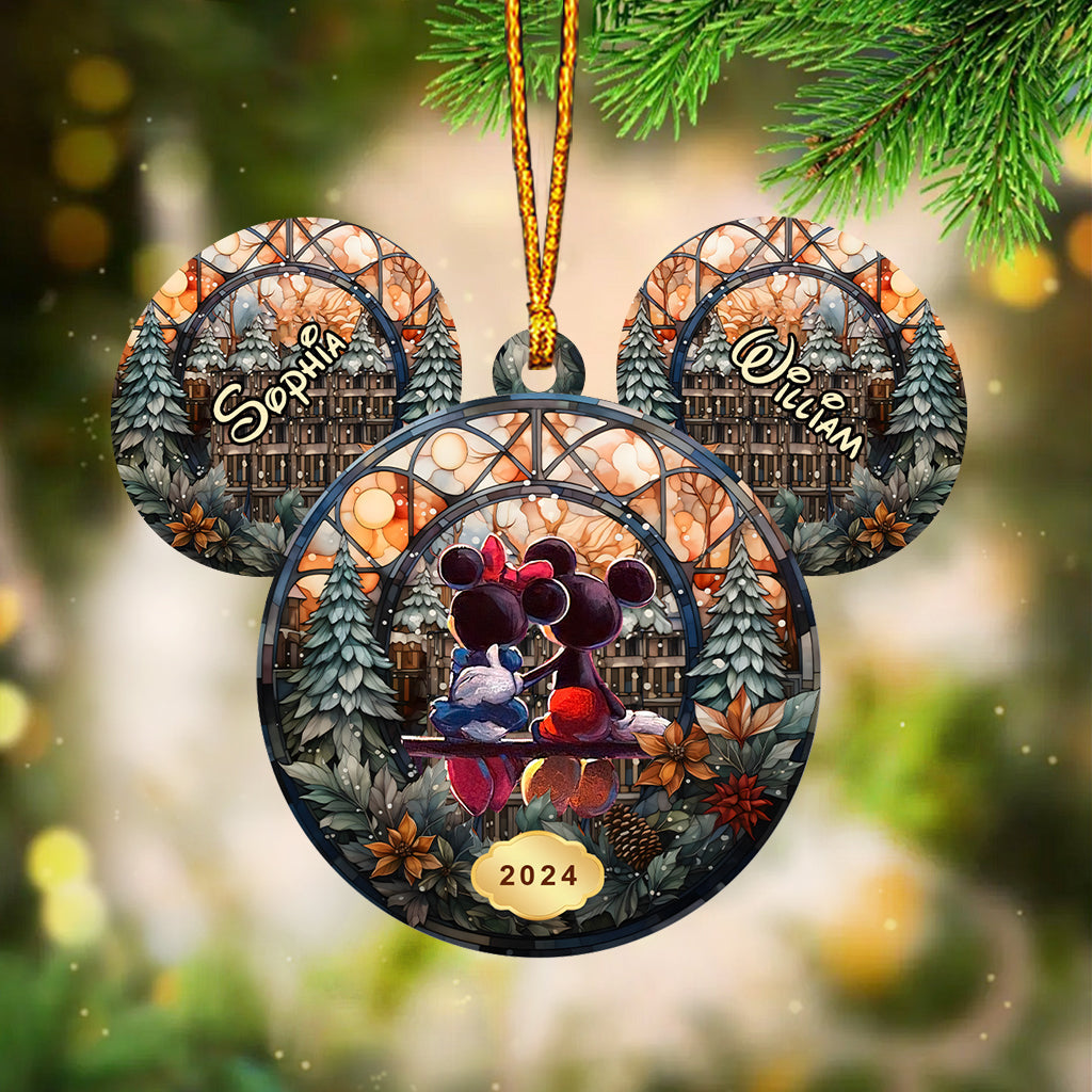 Personalized Mouse Ornament Custom Name Christmas Gift