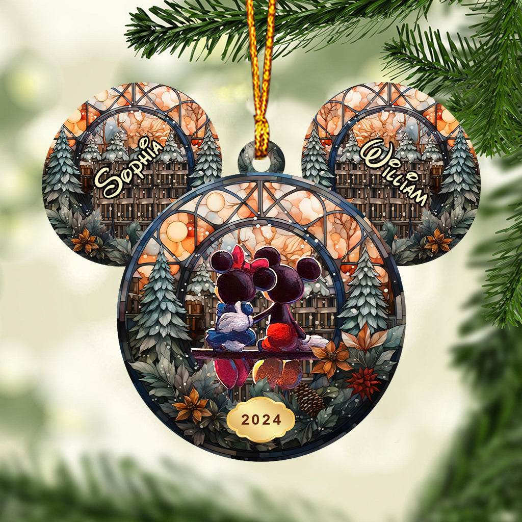 Personalized Mouse Ornament Custom Name Christmas Gift