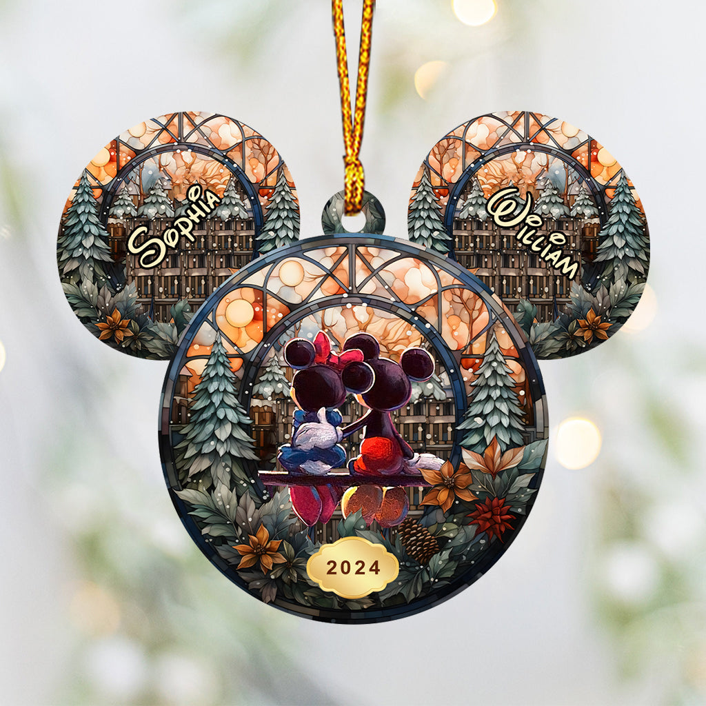 Personalized Mouse Ornament Custom Name Christmas Gift