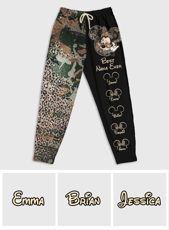 Personalized Best Nana Ever Sweatpants for Mom | Custom Name Gift