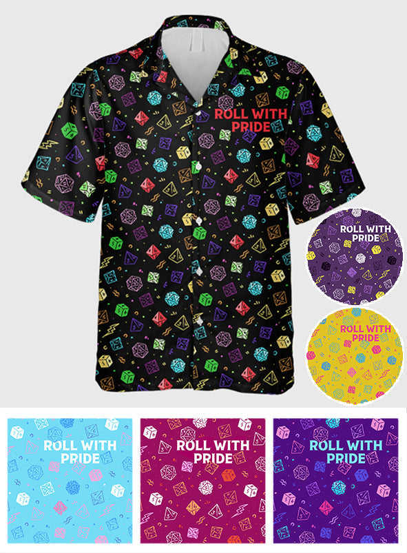 Personalized RPG Hawaiian Shirt with Pride Design for Players
