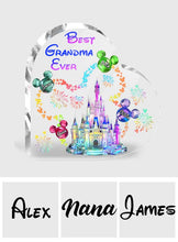 Load image into Gallery viewer, Personalized Acrylic Plaque Custom Shaped Best Grandma Gift
