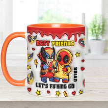 Load image into Gallery viewer, Personalized Accent Mug Best Friends Custom Name Gift
