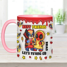 Load image into Gallery viewer, Personalized Accent Mug Best Friends Custom Name Gift
