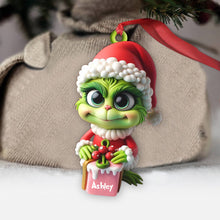 Load image into Gallery viewer, Merry Grinchmas Personalized Custom Shaped Ornament for Christmas
