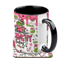 Load image into Gallery viewer, Personalized Grinch Accent Mug &amp; Coaster Gift for Christmas

