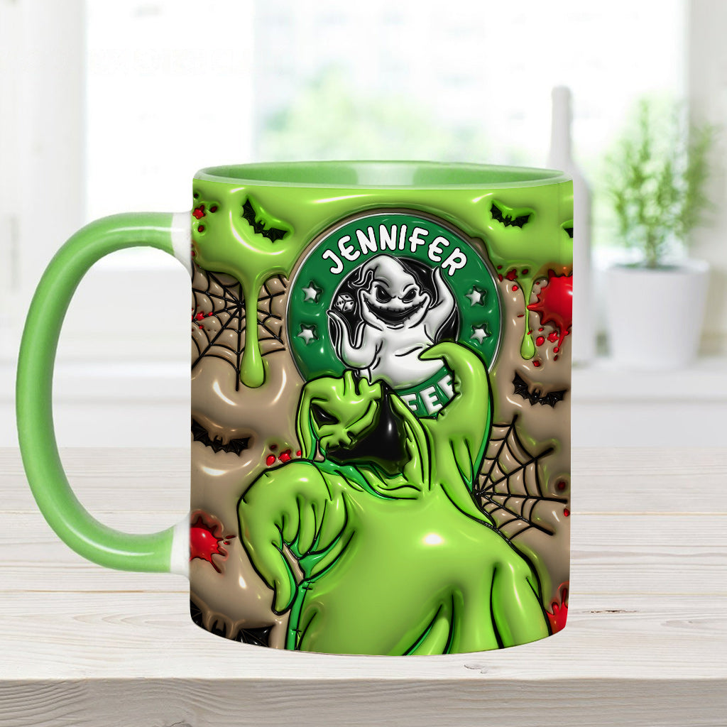 Personalized Halloween Accent Mug Custom Name Gift Idea