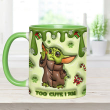 Load image into Gallery viewer, Personalized Cute Character Accent Mug Gift for Mom or Dad
