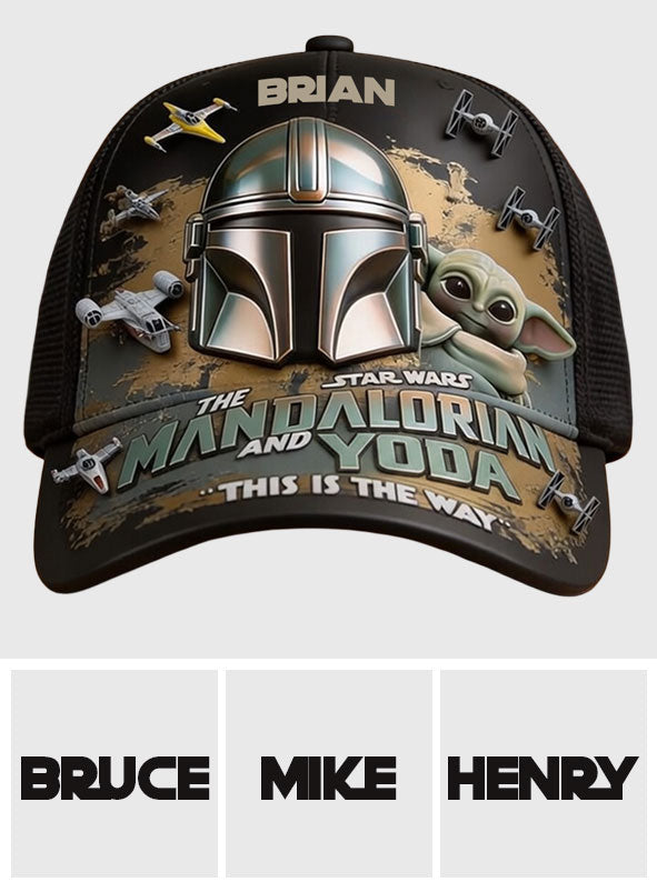 Personalized Star Wars Classic Cap This Is The Way Gift for Fans