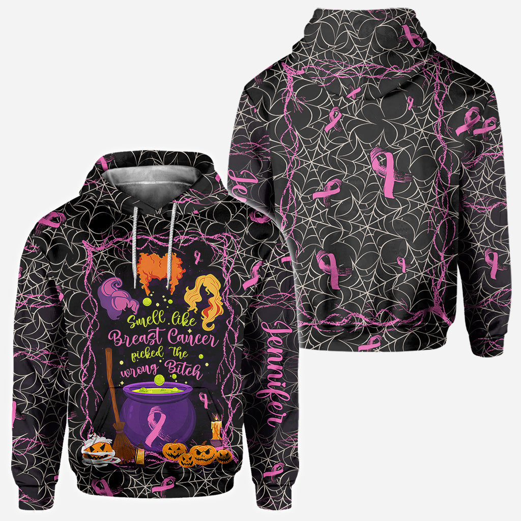 Personalized Breast Cancer Awareness All Over Shirt for Halloween