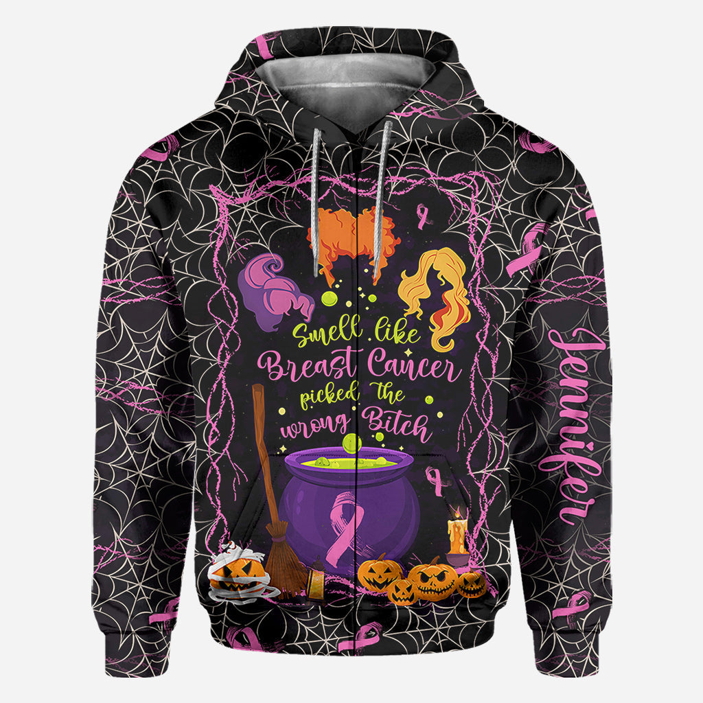 Personalized Breast Cancer Awareness All Over Shirt for Halloween