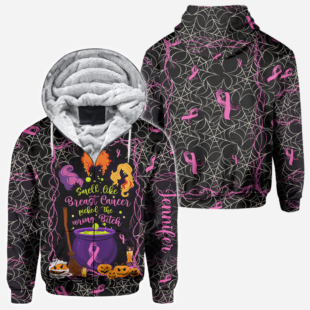 Personalized Breast Cancer Awareness All Over Shirt for Halloween