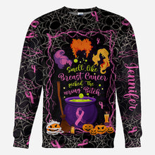 Load image into Gallery viewer, Personalized Breast Cancer Awareness All Over Shirt for Halloween
