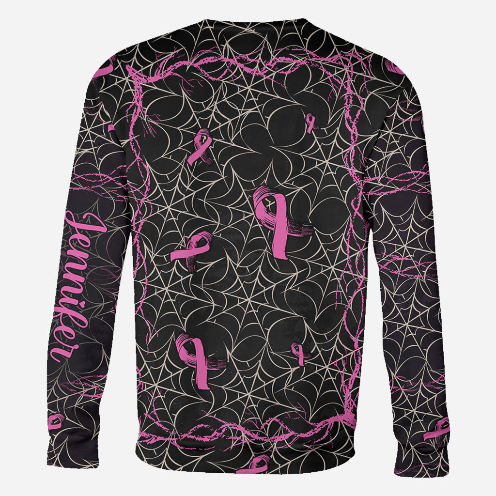 Personalized Breast Cancer Awareness All Over Shirt for Halloween