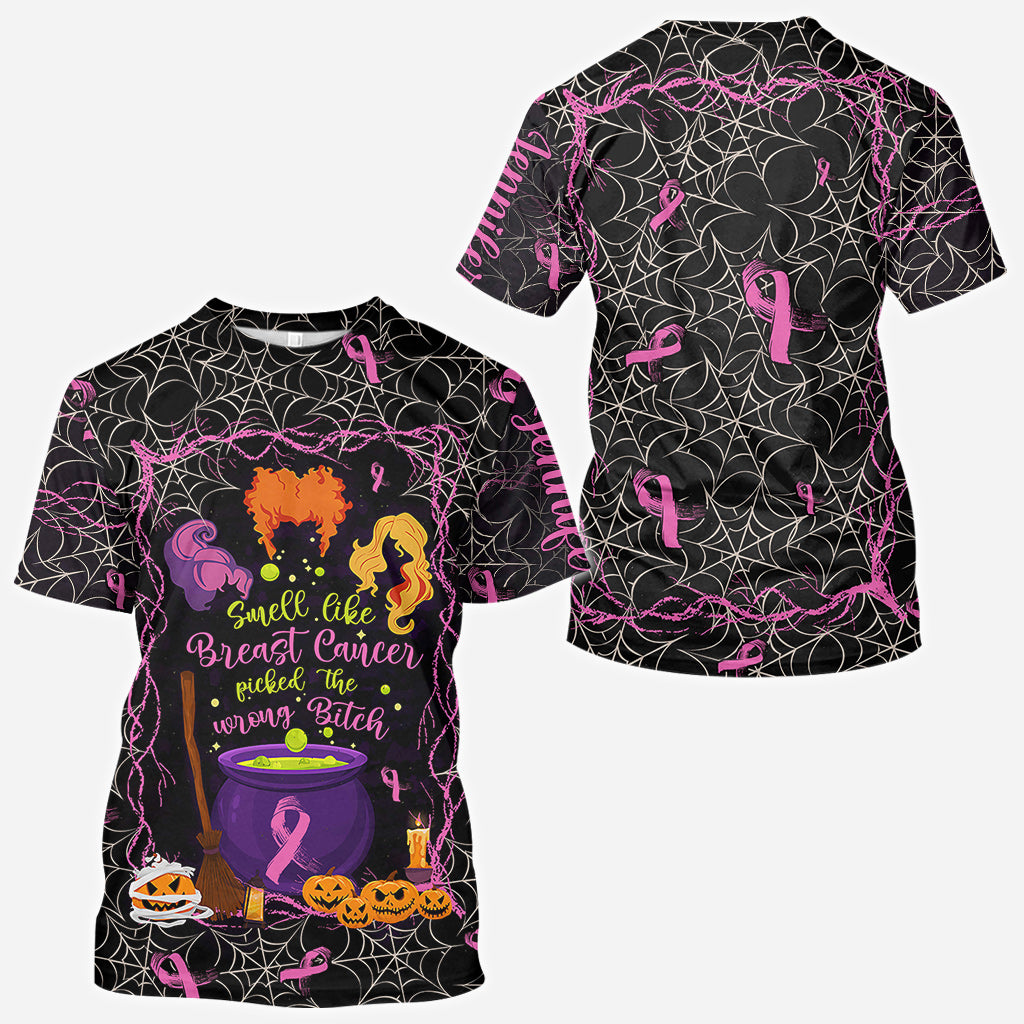 Personalized Breast Cancer Awareness All Over Shirt for Halloween