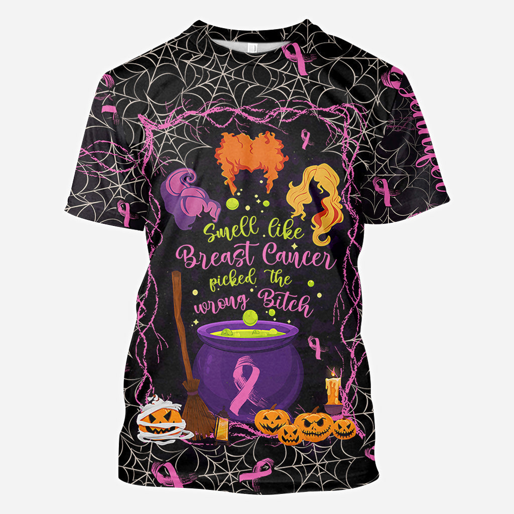 Personalized Breast Cancer Awareness All Over Shirt for Halloween