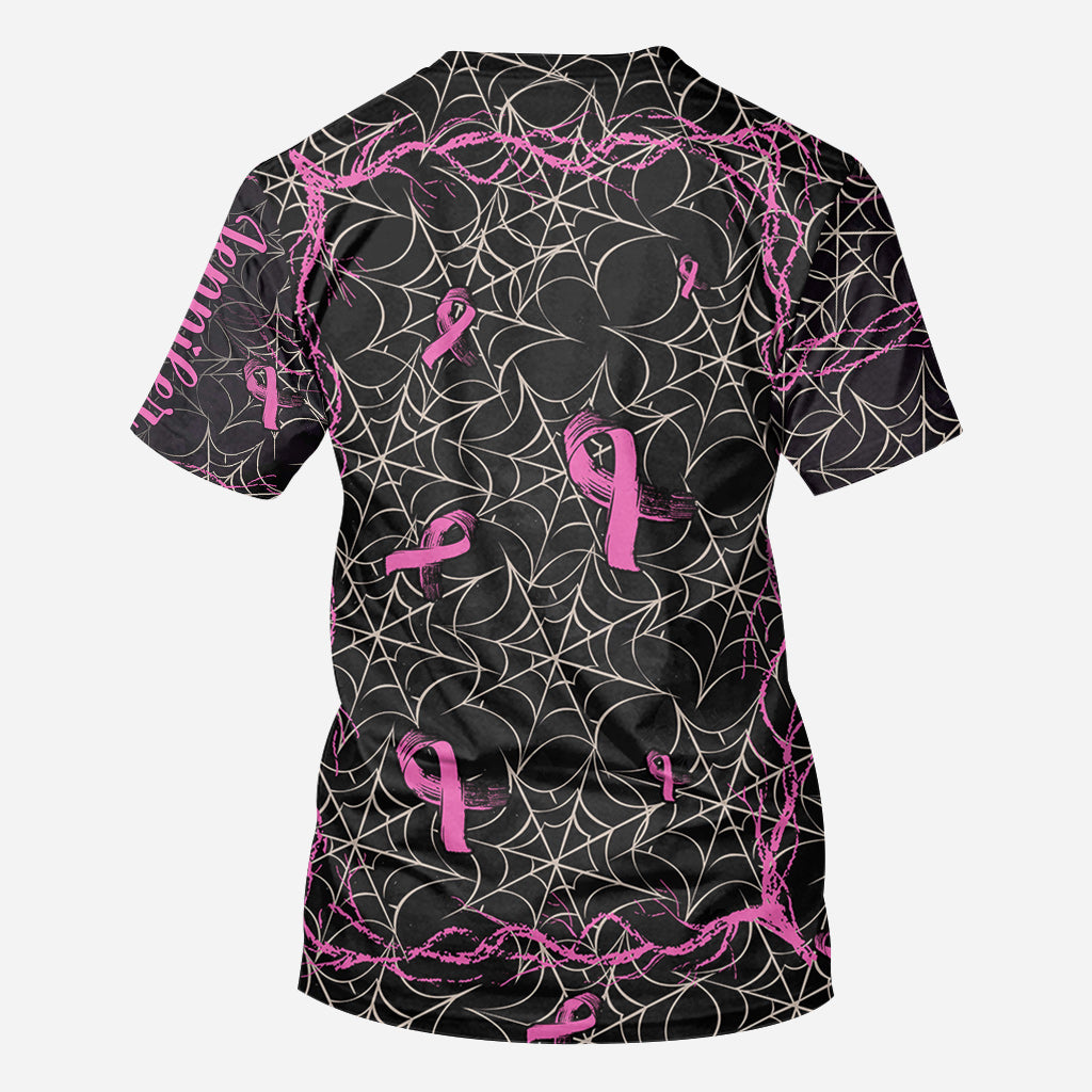 Personalized Breast Cancer Awareness All Over Shirt for Halloween