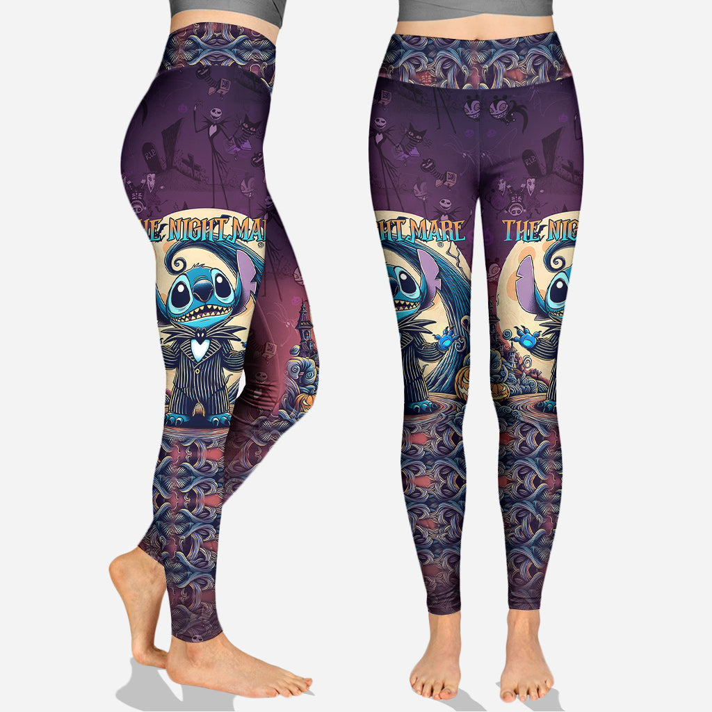 Personalized Nightmare Ohana Hoodie and Leggings Set for Halloween Gift