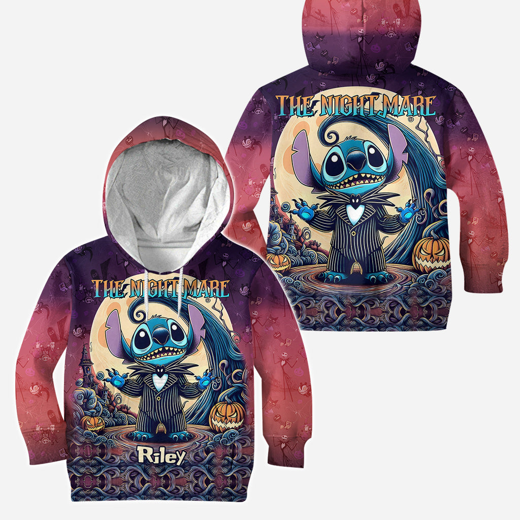 Personalized Nightmare Ohana Hoodie and Leggings Set for Halloween Gift