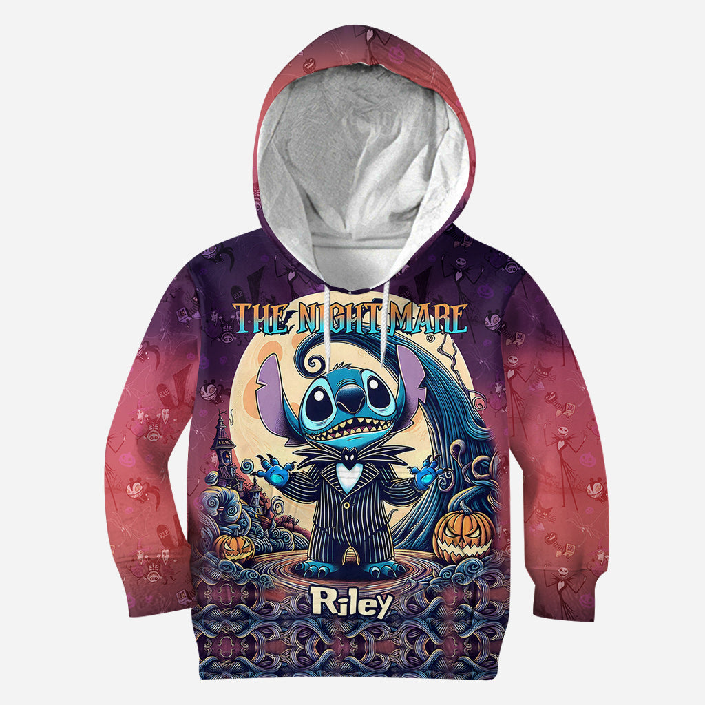 Personalized Nightmare Ohana Hoodie and Leggings Set for Halloween Gift