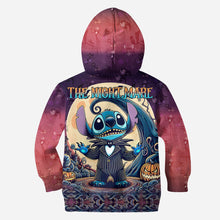 Load image into Gallery viewer, Personalized Nightmare Ohana Hoodie and Leggings Set for Halloween Gift
