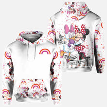 Load image into Gallery viewer, Personalized All-Over Print LGBT Support T-Shirt and Hoodie for Couple Gift
