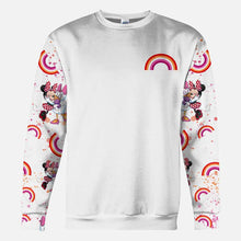 Load image into Gallery viewer, Personalized All-Over Print LGBT Support T-Shirt and Hoodie for Couple Gift
