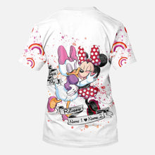 Load image into Gallery viewer, Personalized All-Over Print LGBT Support T-Shirt and Hoodie for Couple Gift
