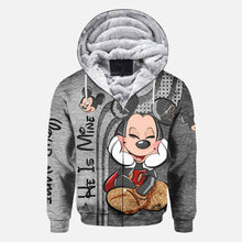 Load image into Gallery viewer, Personalized LGBT Couple Hoodie Custom Name All Over Sweatshirt
