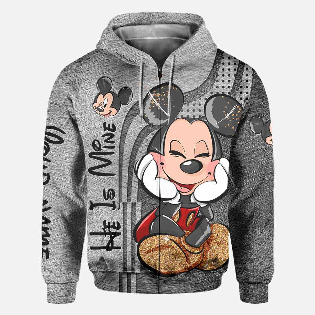 Personalized LGBT Couple Hoodie Custom Name All Over Sweatshirt