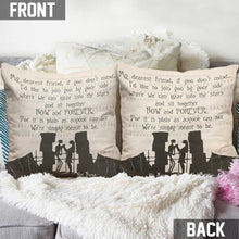 Load image into Gallery viewer, Personalized Couple Throw Pillow Custom Names Gift Idea
