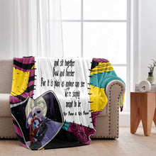 Load image into Gallery viewer, Personalized Couple Blanket Custom Design Gift for Anniversary
