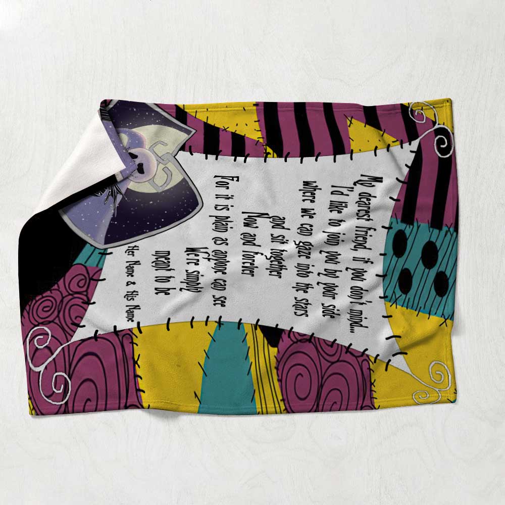Personalized Couple Blanket Custom Design Gift for Anniversary