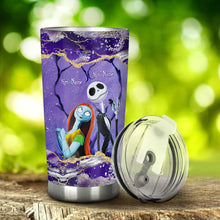 Load image into Gallery viewer, Personalized Nightmare Tumbler Custom Names Couple Gift
