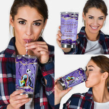 Load image into Gallery viewer, Personalized Nightmare Tumbler Custom Names Couple Gift
