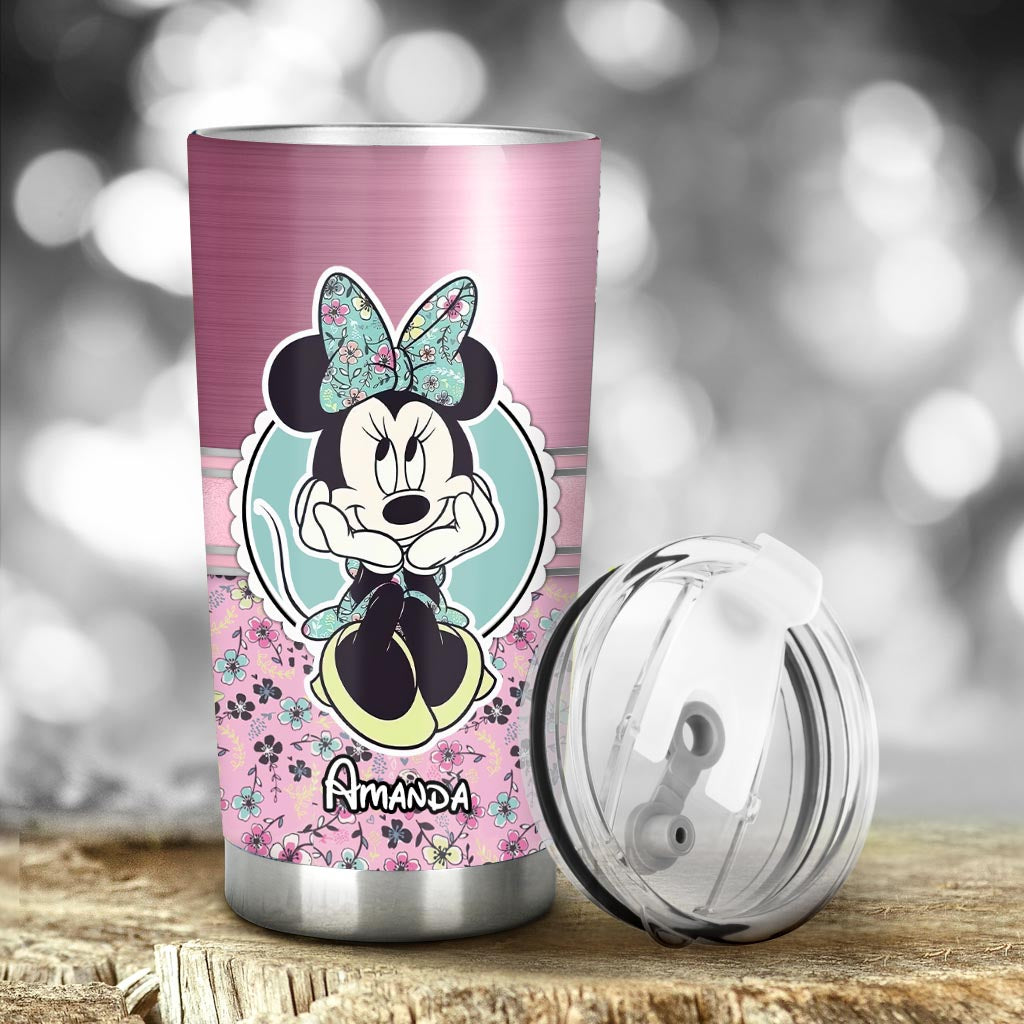 Personalized Mouse Tumbler Custom Name Gift for Kids